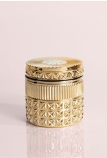 Capri Blue Exotic Blossom & Basil Gilded Faceted Jar