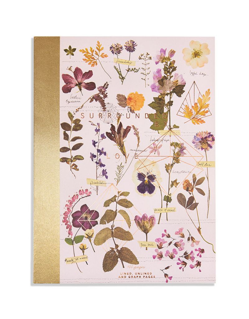 Love Garden Cloth Bound Notebook