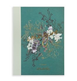 Jewel Flower Cloth Bound Notebook