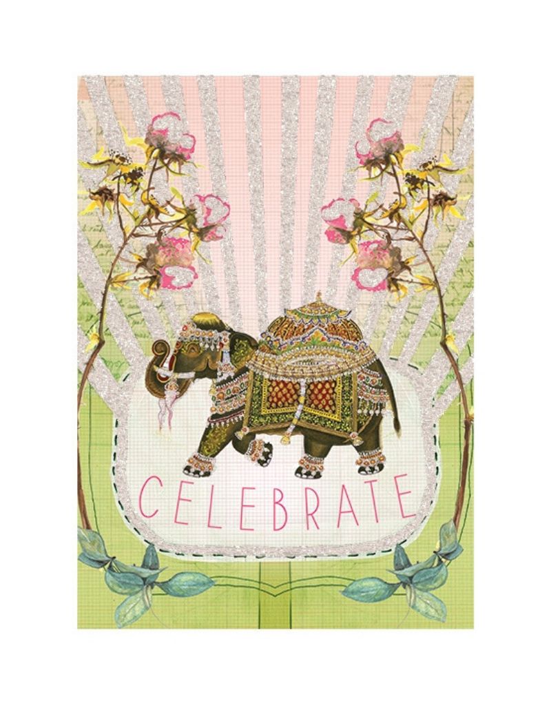 Fancy Elephant Card