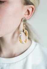 Acrylic Link Earrings in Sunshine Mix