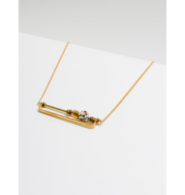 Vesper Necklace in Dalmatian Jasper