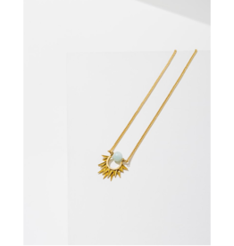 Capri Necklace in Amazonite