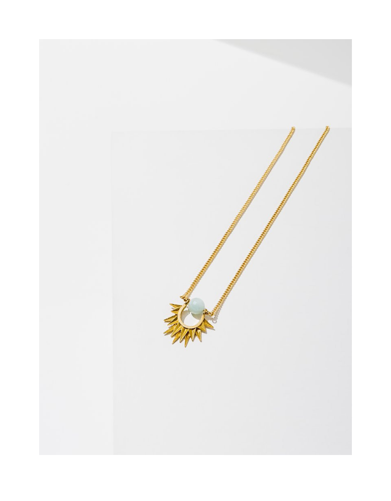 Capri Necklace in Amazonite