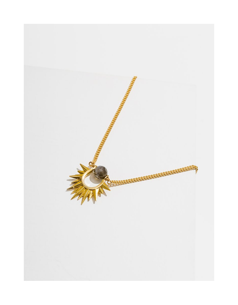 Capri Necklace in Labradorite