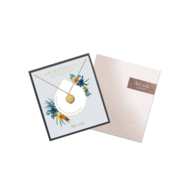 Brushed Aromatherapy Locket Necklace