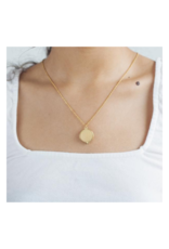 Brushed Aromatherapy Locket Necklace