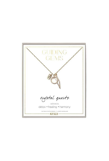 Clear Quartz Cluster Charm Necklace