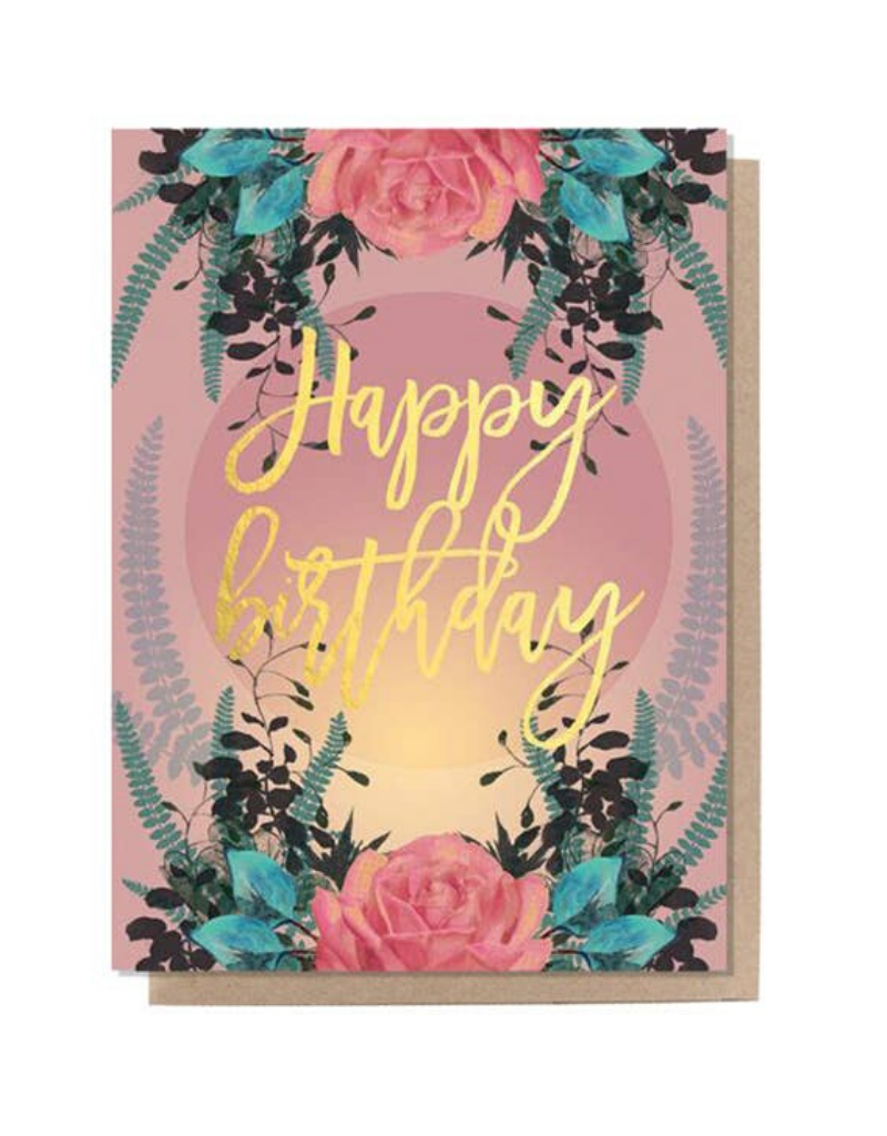 Happy Birthday Rose Card