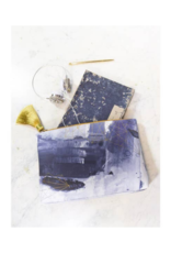 Sapphire Swirl Tassel Pouch