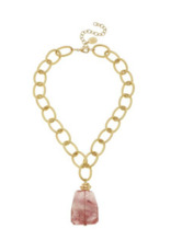 Cherry Quartz Necklace