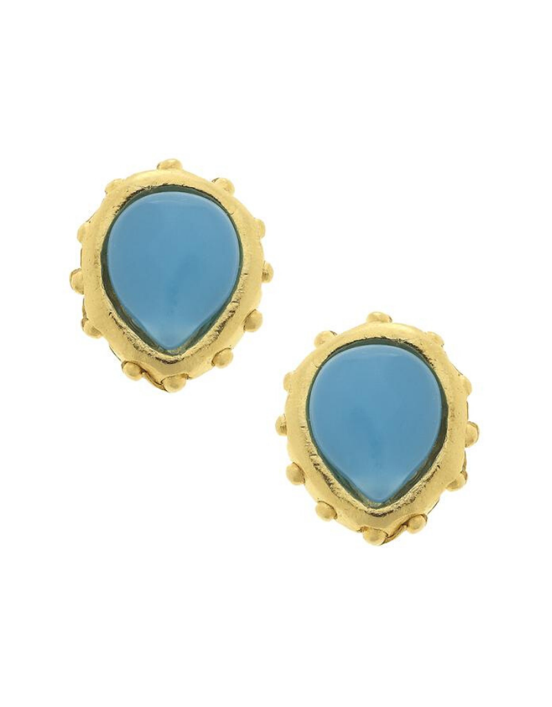 Marie Earrings in Turquoise