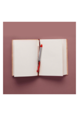 Leather Notebook with Embossed Saying