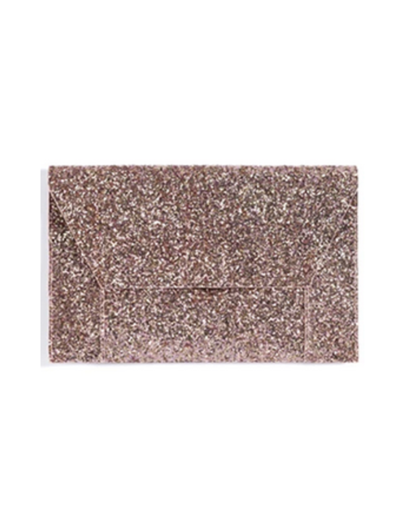 Fiona Sparkle Clutch in Rose