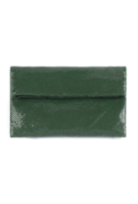Tyra Fold Clutch in Emerald