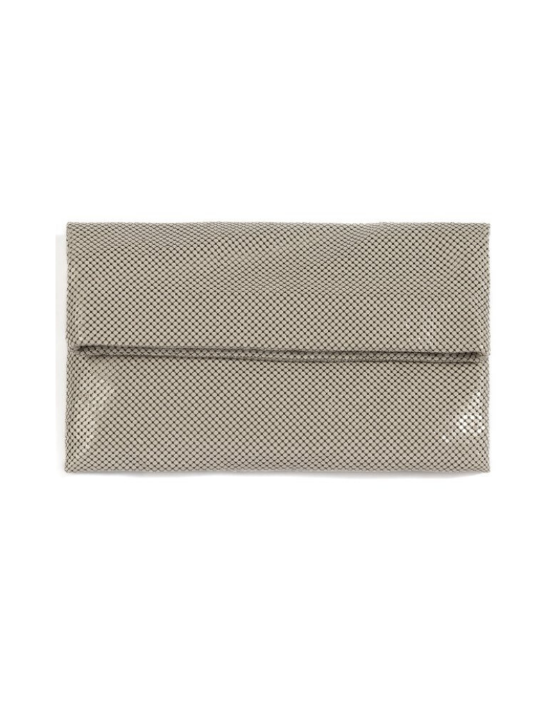 Tyra Fold Clutch in Grey