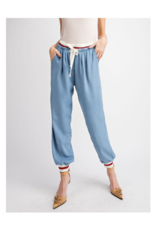 drawstring denim pants