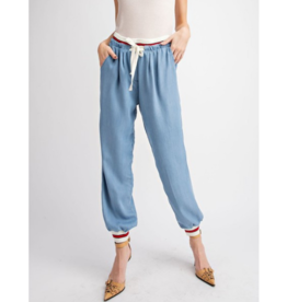 Eleanor Drawstring Denim Pants