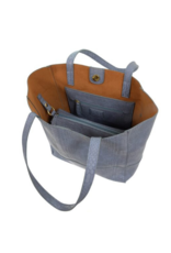 Avery Python Tote Handbag