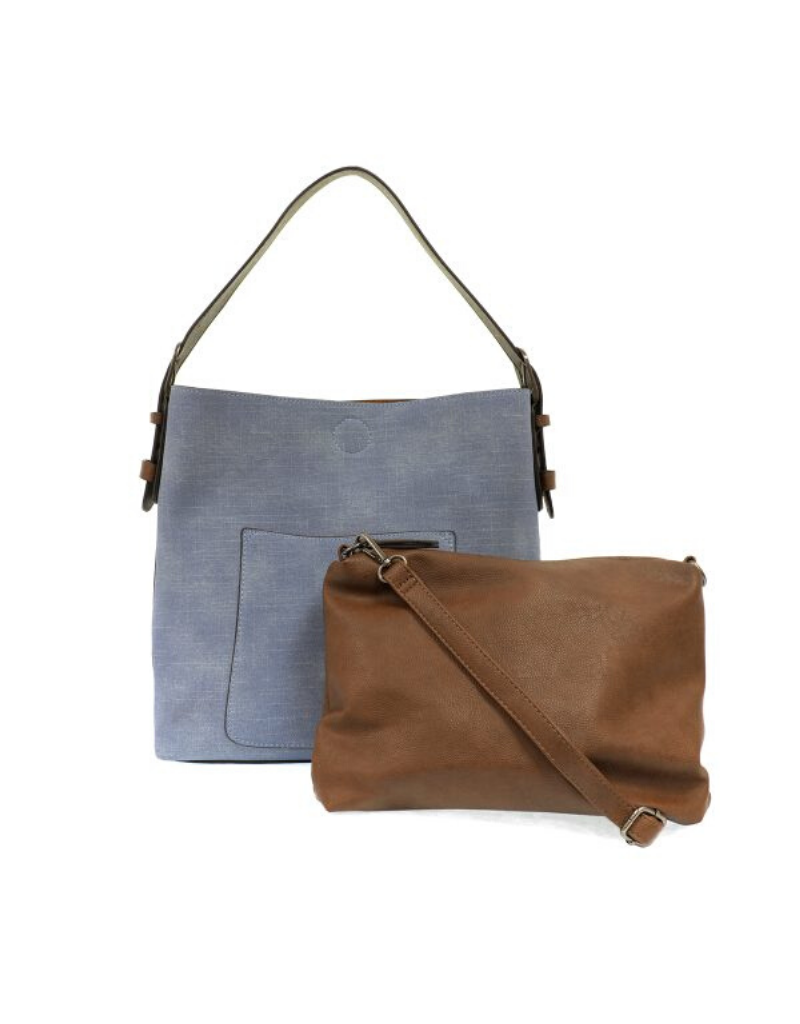 Linen Hobo Handbag