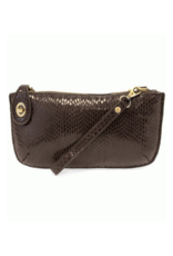 Python Crossbody Wristlet Clutch
