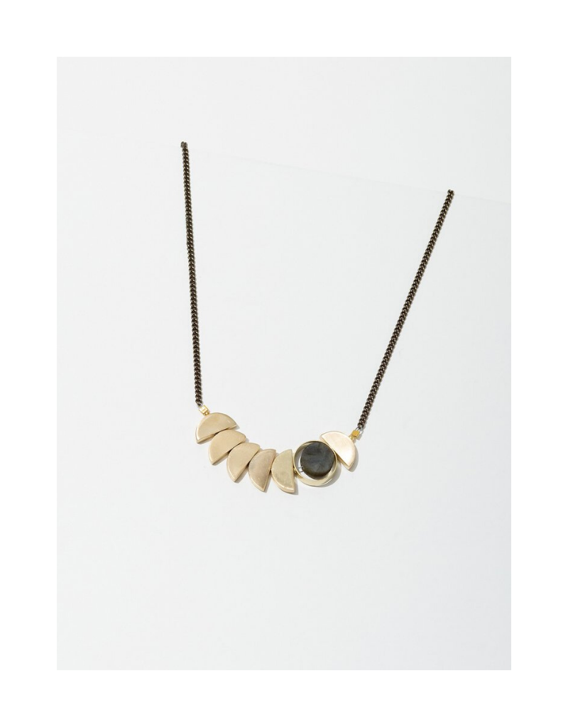 Zephyr Necklace in Green Aventurine