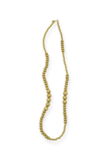 Wood Single Strand Necklace