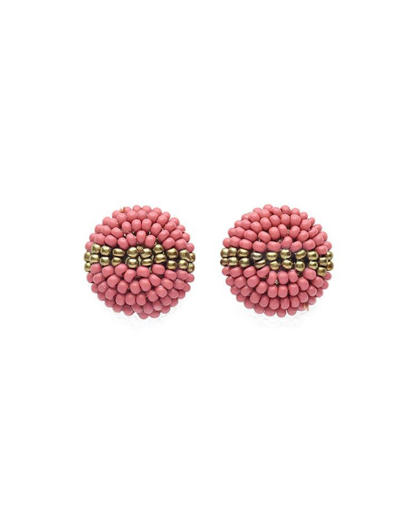 Button Post Earrings