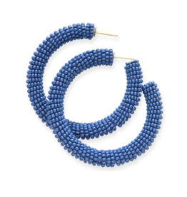 Seed Bead Hoops