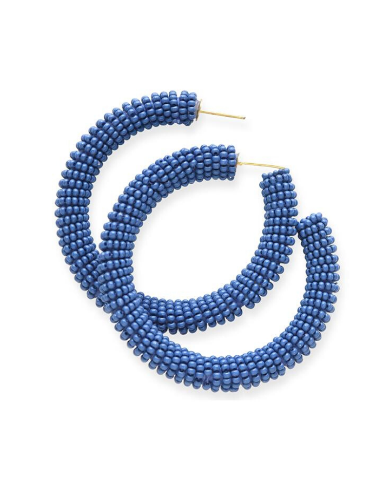 Seed Bead Hoops
