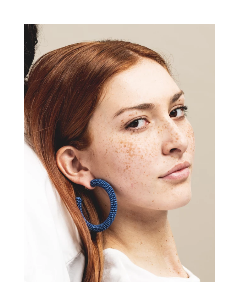 Seed Bead Hoops