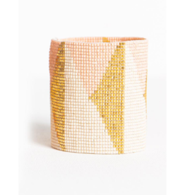 Triangle Luxe Stretch Beaded Bracelet