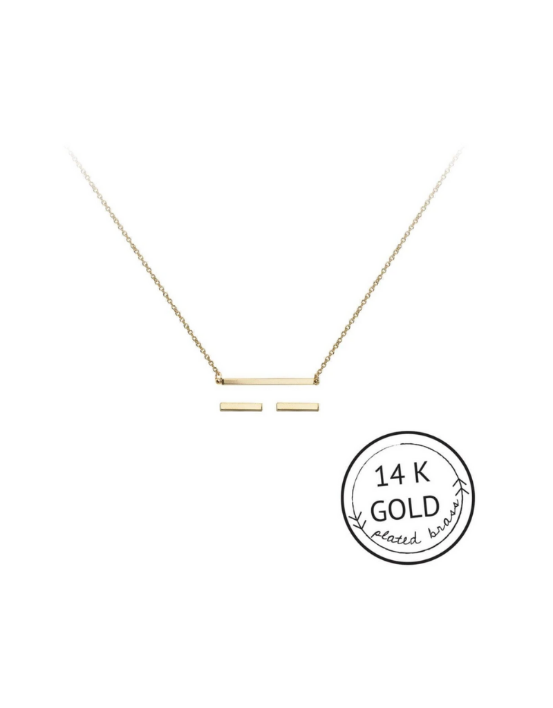 Kitsch Connected Necklace/Earring Set