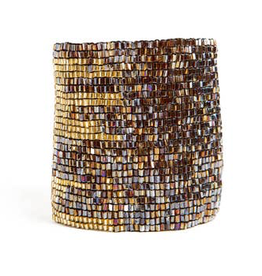 Brown and Gold Stretch Bracelet