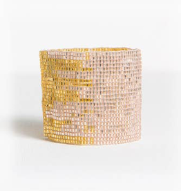 Blush and Gold Stretch Bracelet