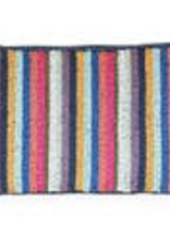 Multi Mini Stripe Seed Bead Clutch