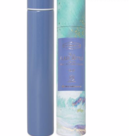 Slim Flask Bottle - Blue Teal Marbled