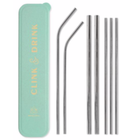 Designworks"Clink & Drink" Straw Set