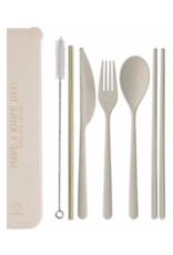 Designworks"Have a knife Day! (See You Spoon!)" Portable Flatware Set
