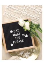 DesignworksBlack Framed Letter Board