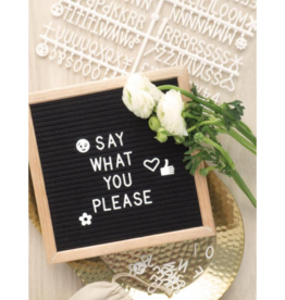 DesignworksBlack Framed Letter Board