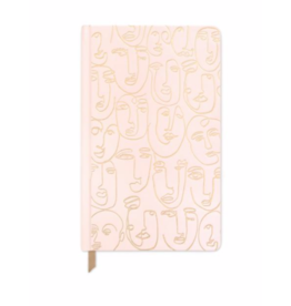 DesignworksPink Faces Cloth Cover Book