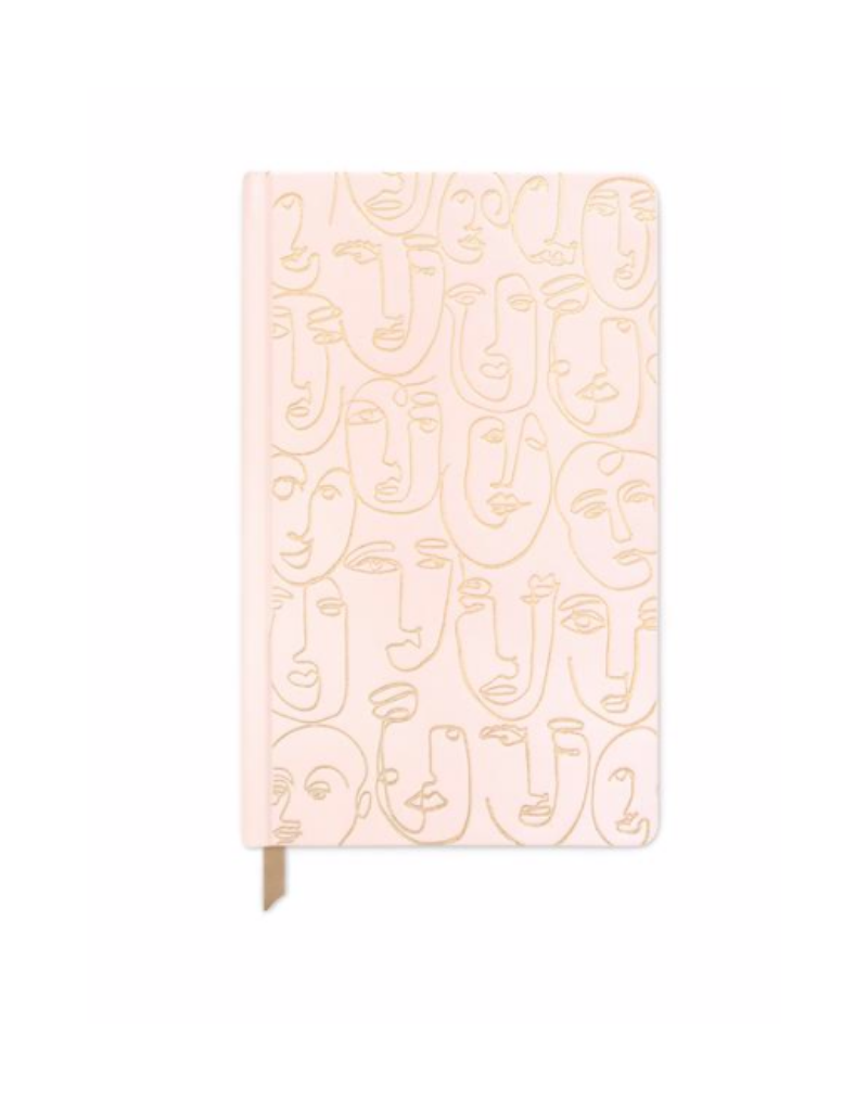 DesignworksPink Faces Cloth Cover Book