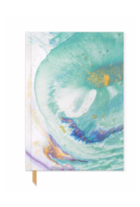 DesignworksTeal Marbled Cloth Cover Book