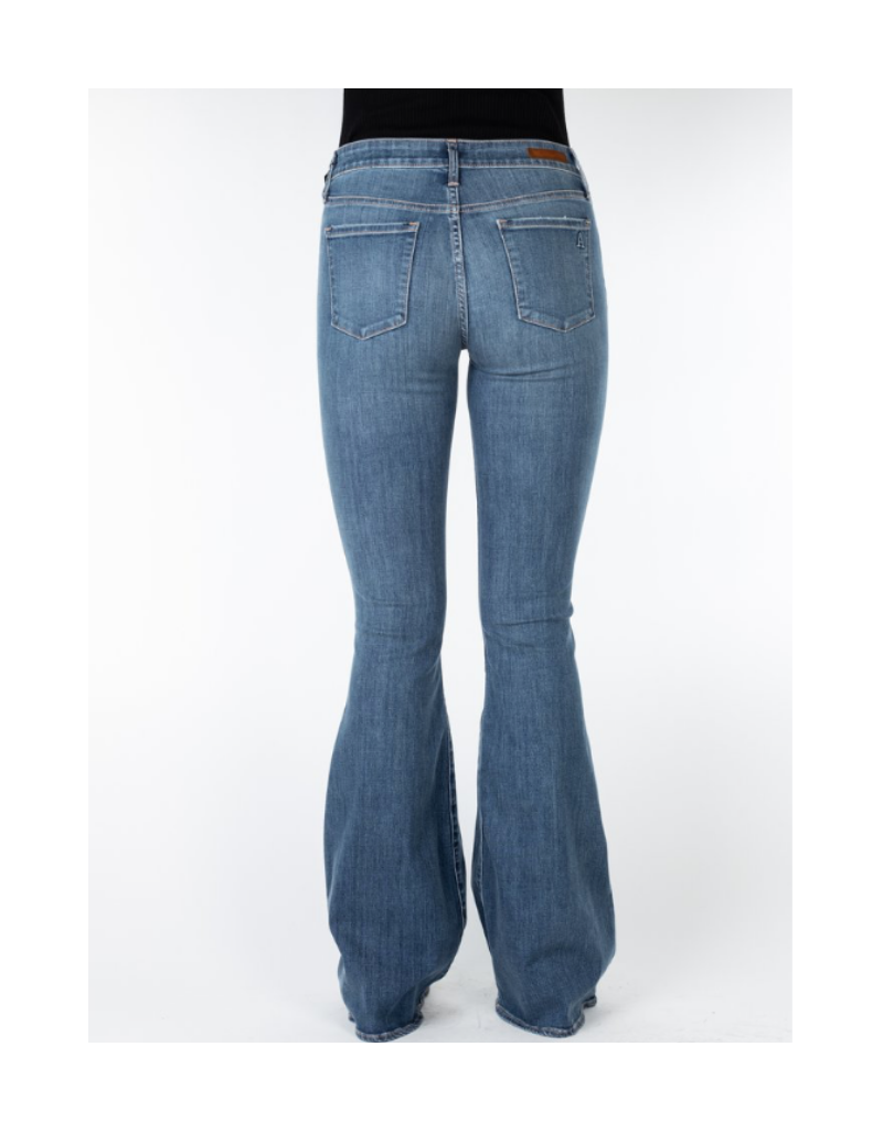 Faith Mid Rise Flare Jeans
