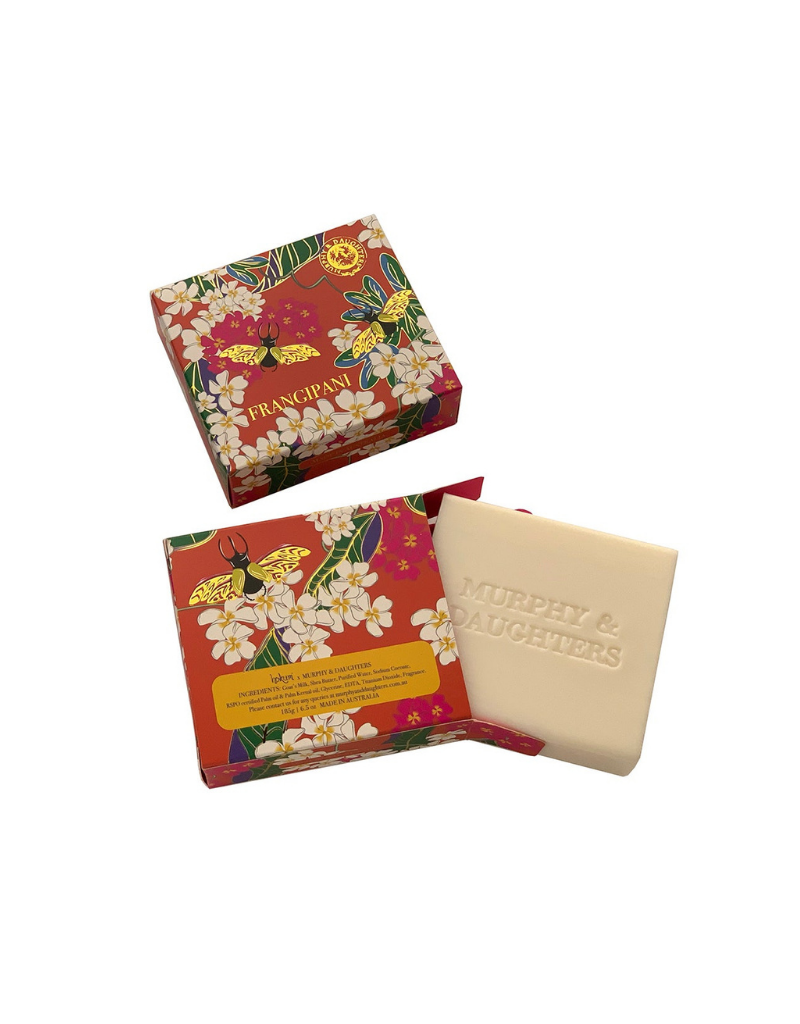 Rectangular Boxed Soap - Frangipani