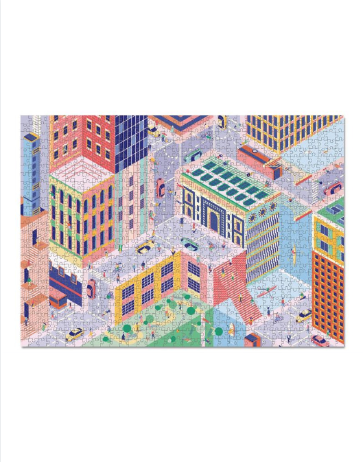 Upside Downtown 1000 piece puzzle