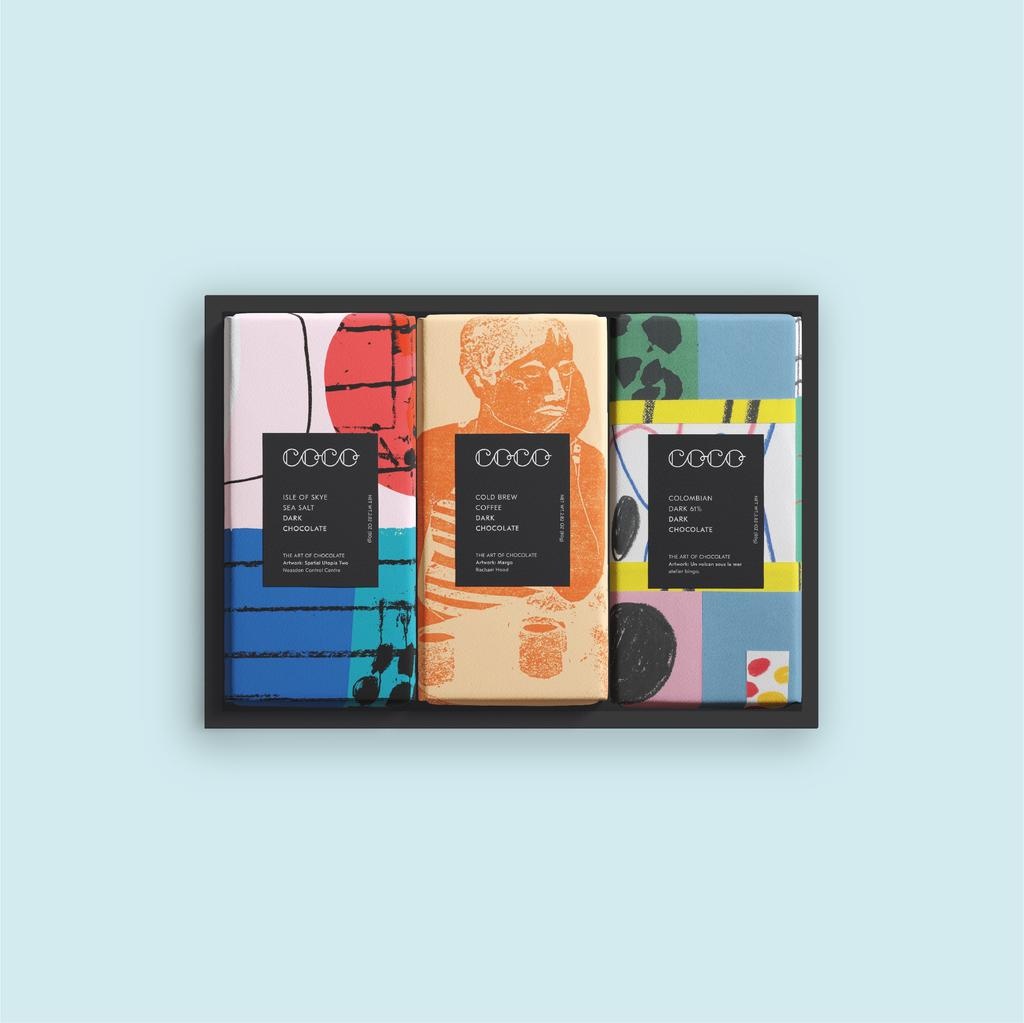 Sweet + Savory Three Bar Dark Collection