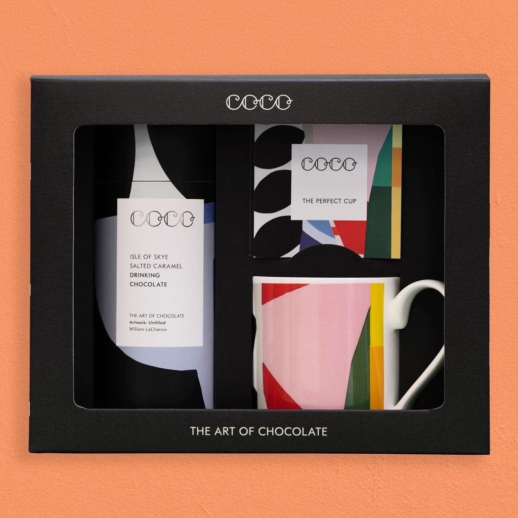 Sweet + Savory Mug & Salted Caramel Drinking Chocolate Gift Set