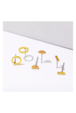 Circle Post Earring Pack